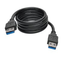 Eaton Tripp Lite Series USB 3.0 SuperSpeed A/A Cable (M/M), Black, 3 ft. (0.91 m) - USB cable - USB Type A to USB Type A - 91 cm U320-003-BK