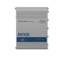 Teltonika RUTX50 - wireless router - WWAN - Wi-Fi 5 - 3G, 4G, 5G - DIN rail mountable, surface-mountable RUTX50