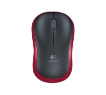 Logitech M185 - mouse - 2.4 GHz - red 910-002240