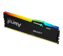 Kingston FURY Beast RGB - DDR5 - kit - 64 GB: 2 x 32 GB - DIMM 288-pin - 6000 MHz / PC5-48000 - unbuffered (KF560C36BBEAK2-64 Kingston)