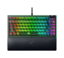 Razer BlackWidow V4 - Phantom Green Edition - keyboard - hot-swappable - 75% - QWERTY - US - Phantom Green Input Device RZ03-05003300-R3M1