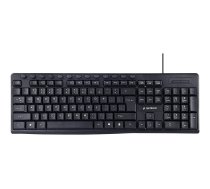 Gembird KB-UM-107 - keyboard - US - black Input Device KB-UM-107