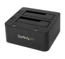 Startech Dual-Bay USB 3.0 to SATA Hard Drive Docking Station, USB Hard Drive Dock, External 2.53.5 SATA IIIIII, SSDHDD Docking Station, Hot-Swap Hard Drive Bay - Top-Loading - storage controller - SATA 6Gb/s - USB 3.0 SDOCK2U33