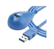 StarTech 5 ft Desktop SuperSpeed USB 3.0 Extension Cable - A to A M/F - USB extension cable - USB Type A (M) to USB Type A (F) - 5 ft - black - USB3SEXT5DSK - USB extension cable - USB Type A to USB Type A - 1.5 m USB3SEXT5DSK