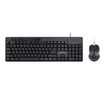 Gembird KBS-UM-04 - keyboard and mouse set - US - black Input Device KBS-UM-04