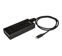Startech 7 Port USB C Hub, USB Type-C to 2x USB-C/5x USB-A, Moutable Metal Hub, USB 3.0, SuperSpeed 5Gbps USB 3.1/USB 3.2 Gen 1, Self Powered, BC 1.2 Fast Charge, 5 x USB-A, 2 x USB-C - Windows/macOS/Linux (HB30C5A2CST) - hub - 7 ports HB30C5A2CST