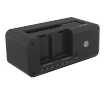 ICY BOX IB-2924MSCL-C31 - HDD / SSD docking station - clone function - M.2 NVMe Card / SATA 6Gb/s - USB 3.2 (Gen 2) IB-2924MSCL-C31