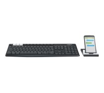 Logitech K375s Multi-Device - keyboard - QWERTY - US International - graphite, off-white Input Device 920-008181
