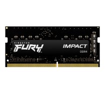 Kingston FURY Impact - DDR4 - kit - 16 GB: 2 x 8 GB - SO-DIMM 260-pin - 3200 MHz / PC4-25600 - unbuffered (KF432S20IBK2/16 Kingston)