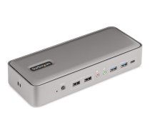 Startech Dual-Laptop USB-C KVM Docking Station, Dual Monitor 4K 60Hz DisplayPort Dock, 5-Port USB Hub, GbE, 90W/45W Power Delivery to Two Laptops, Windows/Mac, 2-Host KVM Dock - docking station - USB-C 3.2 Gen 2 - 2 x DP - 1GbE - TAA Compliant 129UE-USBC-KVM-DOCK