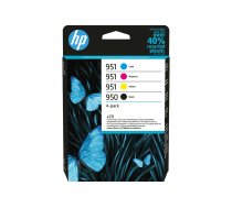 HP 950/951 - 4-pack - black, yellow, cyan, magenta - original - ink cartridge 6ZC65AE