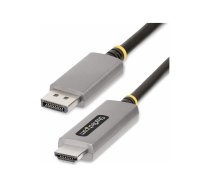 Startech 6ft (2m) DisplayPort to HDMI Adapter Cable, 8K 60Hz, 4K 144Hz, HDR10, DP 1.4 to HDMI 2.1 Active Video Converter, DisplayPort Desktop to HDMI Monitor, M/M - DisplayPort to HDMI Cord (133DISPLAYPORTHDMI21) - adapter cable - DisplayPort / HDMI - 2 m 133DISPLAYPORTHDMI21