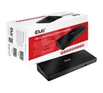 Club 3D SenseVision Connect USB C 3.2 Gen1 Universal Triple 4K Charging Dock - docking station - USB-C 3.2 - 3 x HDMI, 2 x DP - 1GbE CSV-1562