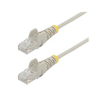 StarTech.com 1.5m Slim LSZH CAT6 Ethernet Cable, 10 Gigabit Snagless RJ45 100W PoE Patch Cord, CAT 6 10GbE UTP Network Cable w/Strain Relief, Grey, Fluke Tested/ETL, Low Smoke Zero Halogen     - Category 6 - 28AWG (N6PAT150CMGRS) - patch cable - 1.5 m - grey (N6PAT150CMGRS StarTech.com)