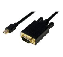 StarTech 10 ft Mini DisplayPort to VGA Adapter Cable - mDP to VGA Video Converter - Mini DP to VGA Cable for Mac/PC 1920x1200 - Black (MDP2VGAMM10B) - video converter - black MDP2VGAMM10B