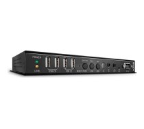 LINDY 4K HDMI & USB Over IP Extender - Receiver - video/audio/infrared/USB/serial extender - GigE, RS-232, USB 2.0, HDMI, VGA 38267