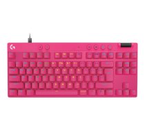 Logitech G PRO X RAPID - keyboard TKL - QWERTY - US International - pink Input Device 920-013253