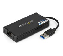 Startech USB 3.0 to HDMI Adapter, 4K 30Hz Ultra HD, DisplayLink Certified, USB Type-A to HDMI Display Adapter Converter for Monitor, External Video & Graphics Card, Mac & Windows - USB to HDMI Adapter (USB32HD4K) - adapter cable - HDMI / USB - TAA Complia USB32HD4K