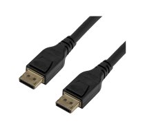 StarTech 10ft/3m VESA Certified DisplayPort 1.4 Cable, 8K 60Hz HBR3 HDR, Super UHD DisplayPort to DisplayPort Monitor Cord, Ultra HD 4K 120Hz DP 1.4 Video Cable M/M DP Connectors - DP 1.4 Latching Cable - DisplayPort cable - DisplayPort to DisplayPort - 3 DP14MM3M
