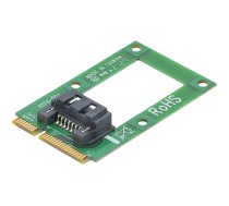 Startech mSATA to SATA HDD / SSD Adapter - Mini SATA to SATA Converter Card - mSATA to SATA 2.5/3.5 Hard Drive Adapter Converter Card (MSAT2SAT3) - storage controller - mSATA - SATA 6Gb/s MSAT2SAT3