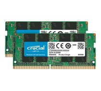 Crucial - DDR4 - kit - 16 GB: 2 x 8 GB - SO-DIMM 260-pin - 3200 MHz / PC4-25600 - unbuffered CT2K8G4SFRA32A