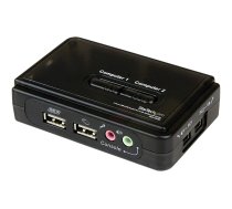 Startech 2 Port USB VGA KVM Switch - Single VGA - Hot-key & Audio Support - 2048x1536 @60Hz KVM Switch - KVM Video Switch (SV211KUSB) - KVM / audio switch - 2 ports SV211KUSB