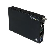 Startech Gigabit Ethernet Fiber Media Converter with Open SFP Slot - Fiber to Ethernet Converter - Gigabit Ethernet Media Converter (ET91000SFP2) - fibre media converter - 100Mb LAN, 1GbE ET91000SFP2
