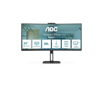 AOC Value-line CU34V5C/BK - V5 series - LED monitor - curved - 34" CU34V5C/BK
