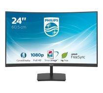 Philips E-line 241E1SC - LED monitor - curved - Full HD (1080p) - 24 (241E1SC/00 Philips)