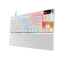 SteelSeries Apex Pro Gen 3 - keyboard TKL - with OLED smart display - QWERTY - US English - white Input Device 64898