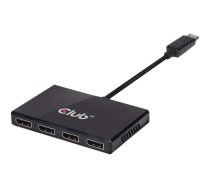 Club 3D SenseVision Multi Stream Transport (MST) Hub CSV-6400 - video/audio splitter - 4 ports (CSV-6400 Club 3D)