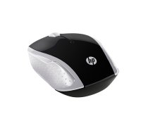 HP 200 - mouse - 2.4 GHz - silver 2HU84AA#ABB