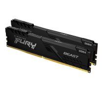 Kingston FURY Beast - DDR4 - kit - 16 GB: 2 x 8 GB - DIMM 288-pin - 3200 MHz / PC4-25600 - unbuffered KF432C16BBK2/16