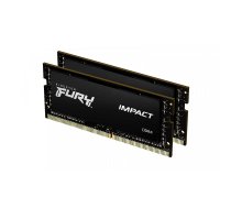 Kingston FURY Impact - DDR4 - kit - 16 GB: 2 x 8 GB - SO-DIMM 260-pin - 3200 MHz / PC4-25600 - unbuffered KF432S20IBK2/16