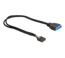 Delock - USB internal cable - 9 pin USB header to 19 pin USB 3.0 header - 30 cm (83281 Delock)