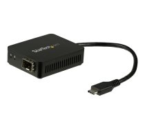 Startech USB C to Fiber Optic Converter - Open SFP - 1000BASE-SX/LX - Windows / Mac / Linux - USB Ethernet Adapter - USB Network Adapter (US1GC30SFP) - network adapter - USB-C - 1000Base-LX/1000Base-SX x 1 US1GC30SFP