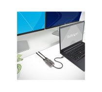 Startech USB-C to Dual HDMI MST HUB, Dual HDMI 4K 60Hz, USB Type C Multi Monitor Adapter for Laptop w/ 1ft (30cm) cable, DP 1.4 Multi-Stream Transport Hub, USB Type C to 2x HDMI Ports - USB-C to HDMI Splitter (MST14CD122HD) - adapter - DisplayPort / HDMI MST14CD122HD