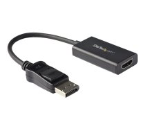 Startech DisplayPort to HDMI Adapter, 4K 60Hz HDR10 Active DisplayPort 1.4 to HDMI 2.0b Video Converter, 4K DP to HDMI Adapter Dongle for Monitor/Display/TV, Latching DP Connector - Ultra HD, EMI Shielding (DP2HD4K60H) - adapter - DisplayPort / HDMI - 25. DP2HD4K60H