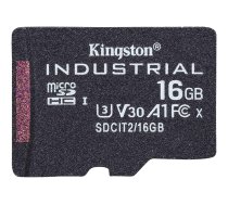 Kingston Industrial - flash memory card - 16 GB - microSDHC UHS-I SDCIT2/16GBSP
