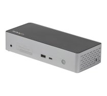Startech USB-C Dock, 4K 60Hz Quad Monitor DisplayPort & HDMI, Universal USB C Docking Station with 100W Power Delivery Charging, USB Hub w/ 1x USB Type-C & 3x USB-A, Ethernet, Audio - Thunderbolt 3 Compatible (DK31C4DPPDUE) - docking station - USB-C 3.2 G DK31C4DPPDUE