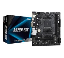 ASRock A520M-HDV - motherboard - micro ATX - Socket AM4 - AMD A520 (90-MXBE50-A0UAYZ ASRock)