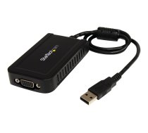 StarTech.com USB to VGA Adapter - 1920x1200 - External Video & Graphics Card - Dual Monitor Display Adapter - Supports Windows (USB2VGAE3) - USB / VGA adapter - USB to HD-15 (VGA) -     TAA Compliant - 50 cm (USB2VGAE3 StarTech.com)