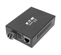 Eaton Tripp Lite Series Gigabit Multimode Fiber to Ethernet Media Converter, PoE+ - International Power Cables, 10/100/1000 LC, 850 nm, 550 m (1,804 ft.) - fibre media converter - 10Mb LAN, 100Mb LAN, 1GbE N785-INT-PLCMM1