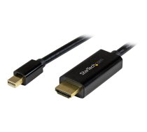 Startech 6ft Mini DisplayPort to HDMI Cable - 4K 30hz Monitor Adapter Cable - mDP PC or Macbook to HDMI Display (MDP2HDMM2MB) - adapter cable - DisplayPort / HDMI - 2 m MDP2HDMM2MB
