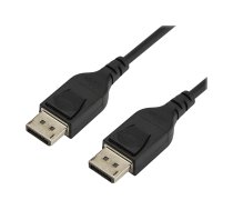 StarTech 6ft/2m VESA Certified DisplayPort 1.4 Cable, 8K 60Hz HBR3 HDR, Super UHD DisplayPort to DisplayPort Monitor Cord, Ultra HD 4K 120Hz DP 1.4 Slim Video Cable M/M DP Connectors - DP 1.4 Latching Cable - DisplayPort cable - DisplayPort to DisplayPort DP14MM2M