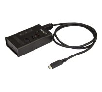 Startech 4 Port USB C Hub - USB Type-C to 1x USB-C/3x USB-A - Commercial Metal USB 3.0 Hub - SuperSpeed 5Gbps USB 3.1/3.2 Gen 1 - Self Powered - BC1.2 Fast Charge - Mountable/Rugged (HB30C3A1CST) - hub - 4 ports HB30C3A1CST