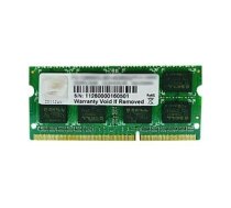 G.Skill SQ Series - DDR3 - module - 4 GB - SO-DIMM 204-pin - 1600 MHz / PC3-12800 - unbuffered F3-12800CL11S-4GBSQ