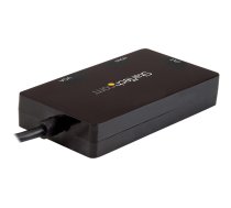 Startech 4K USB C to HDMI, VGA & DVI Multi Port Video Display Adapter for Mac / Windows Laptop & Monitor (CDPVGDVHDBP) - adapter - HDMI / DVI / VGA / USB - 15 cm CDPVGDVHDBP