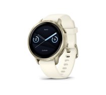 Garmin Venu 4 - lunar gold - smart watch with band - bone - 8 GB 010-03013-00