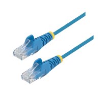 StarTech.com 1m Slim LSZH CAT6 Ethernet Cable, 10 Gigabit Snagless RJ45 100W PoE Patch Cord, CAT 6 10GbE UTP Network Cable w/Strain Relief, Blue, Fluke Tested/ETL, Low Smoke Zero Halogen -     Category 6 - 28AWG (N6PAT100CMBLS) - patch cable - 1 m - blue (N6PAT100CMBLS StarTech.com)